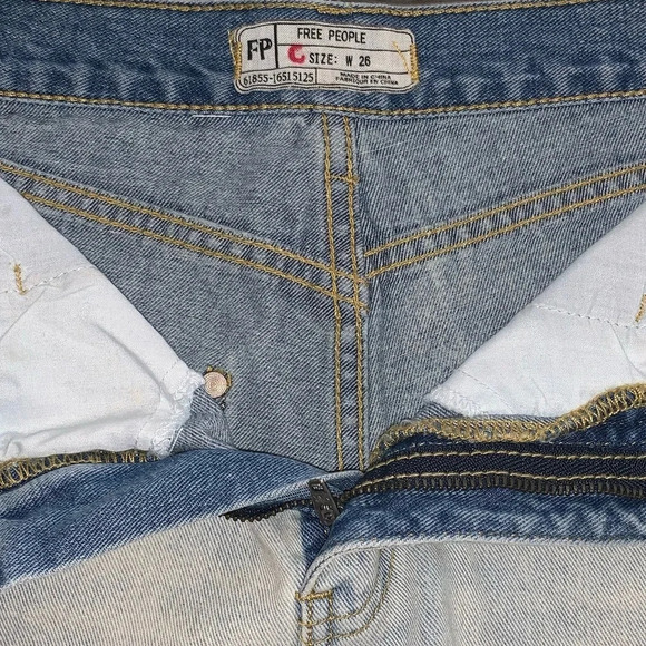 Free People Lacey Denim Cutoff Shorts - Picture 6 of 8